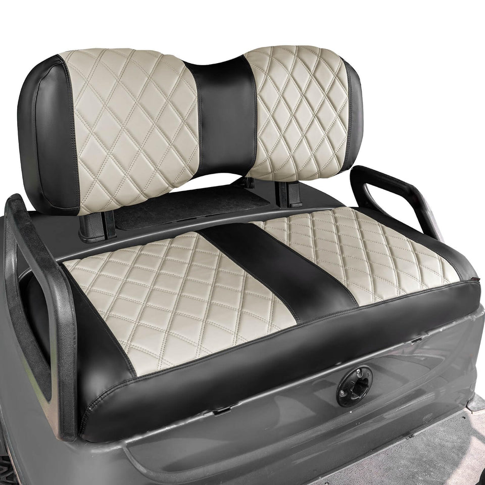 NOKINS front cushion diamond seat cover for Yamaha Drive—soft vinyl and easy clean