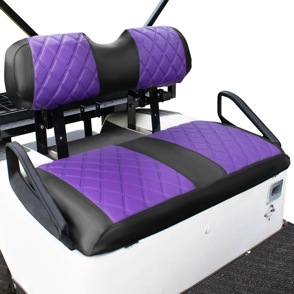 NOKINS diamond seat cover for EZGO TXT front seat enhances style and scratch resistance.
