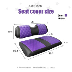NOKINS tool-free installation for EZGO seat cover saves time.