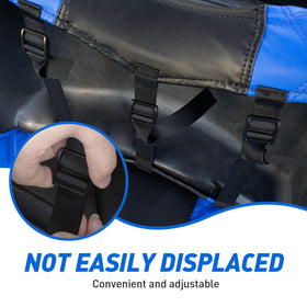 NOKINS diamond seat cover packaged view showing kit contents and color