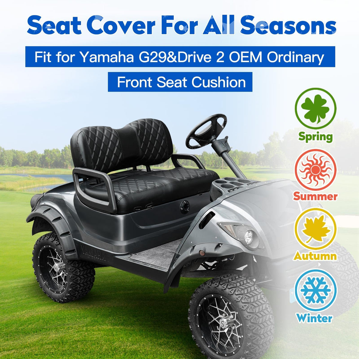 NOKINS backrest cover showing snug fit and easy care