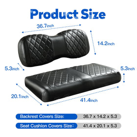 NOKINS easy-clean seat cover allows quick stain wipe