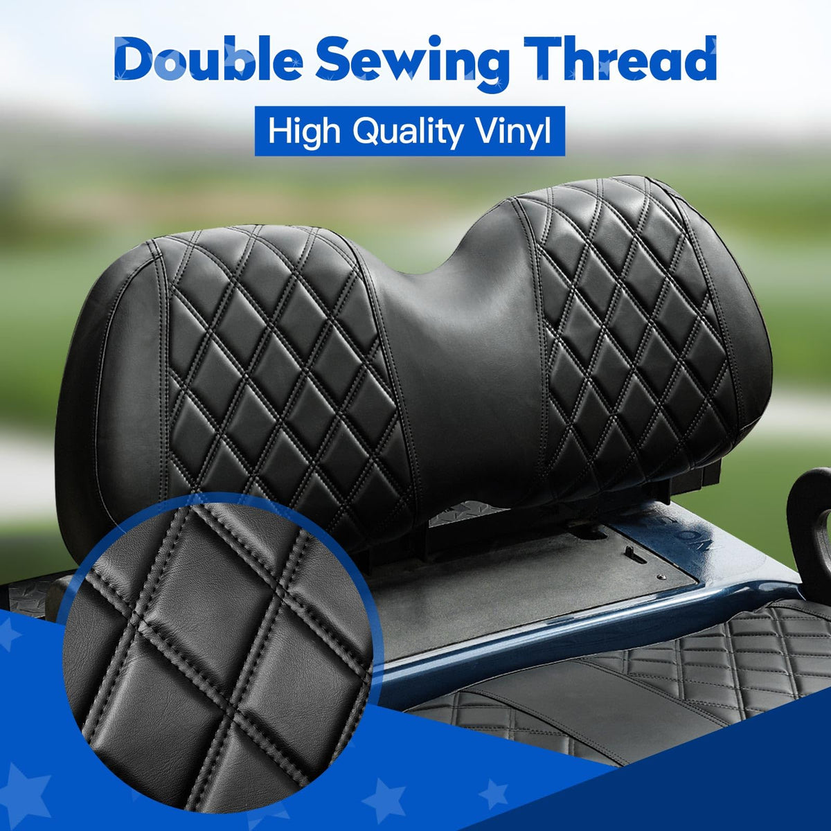 NOKINS Diamond-stitch detail adds premium look and comfort.