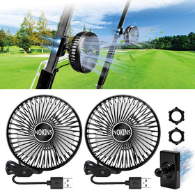 NOKINS golf cart fan on square frame with strong magnetic base for EZGO/Club Car