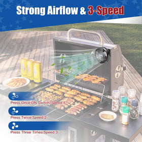 NOKINS golf cart fan versatile-use design works on tents, desks, and more.