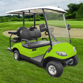 NOKINS Golf cart front/backrest cover installed for a seamless fit