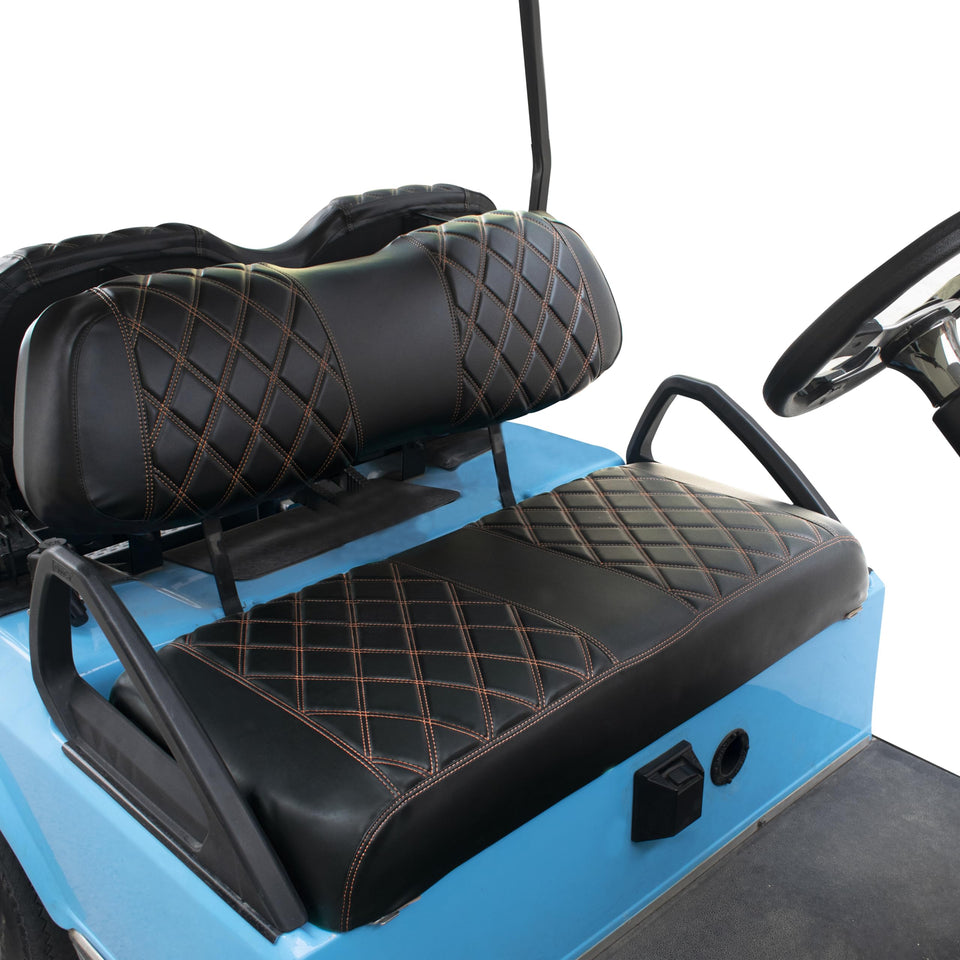 NOKINS golf cart front seat backrest cover in durable vinyl