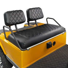 NOKINS front seat cover in diamond pattern for Club Car DS, enhances style and protection.