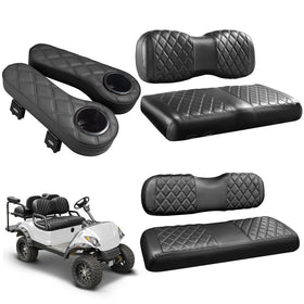 NOKINS Yamaha G29 front seat cover with durable vinyl for easy cleaning.