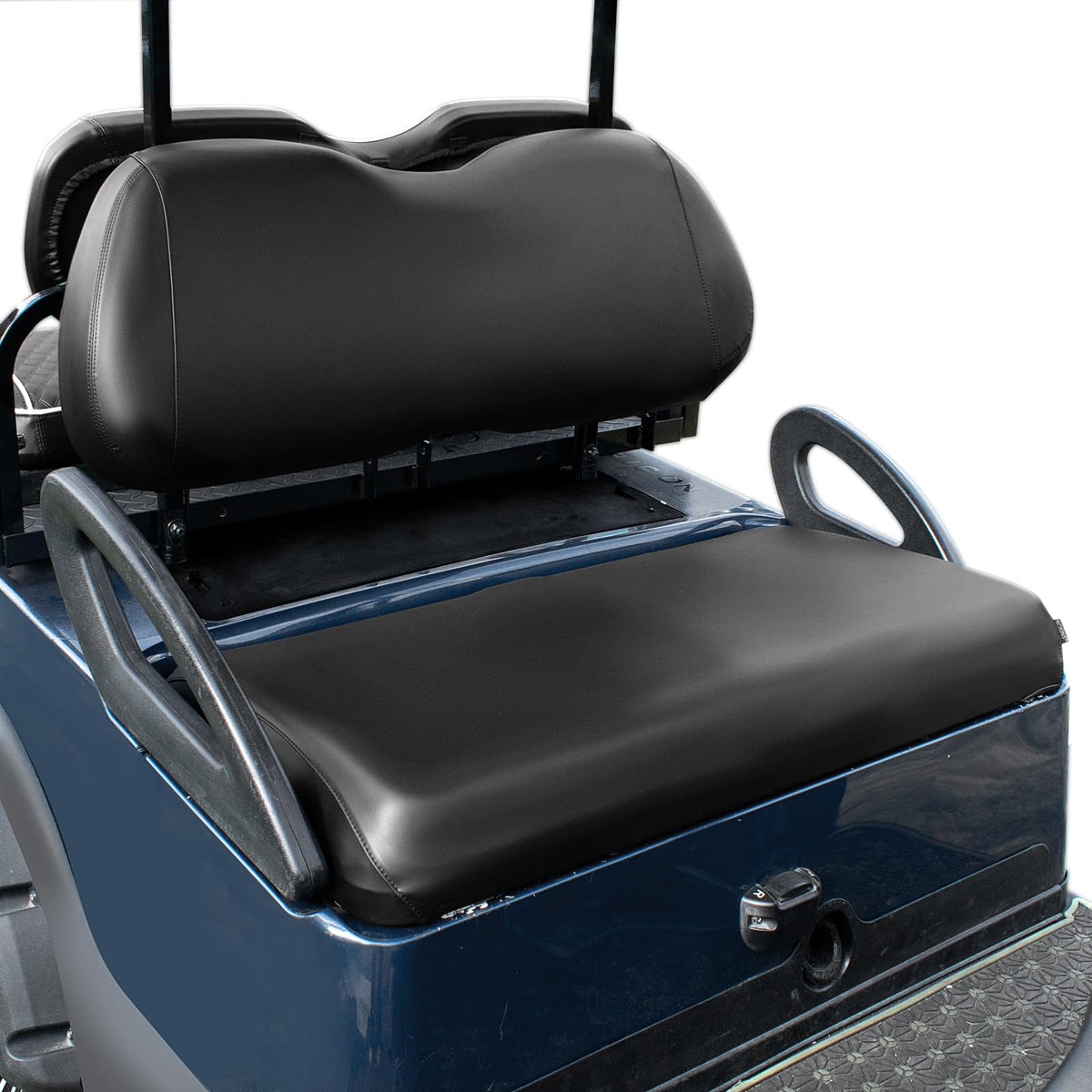 NOKINS front-seat cover protects the golf cart interior with waterproof vinyl.