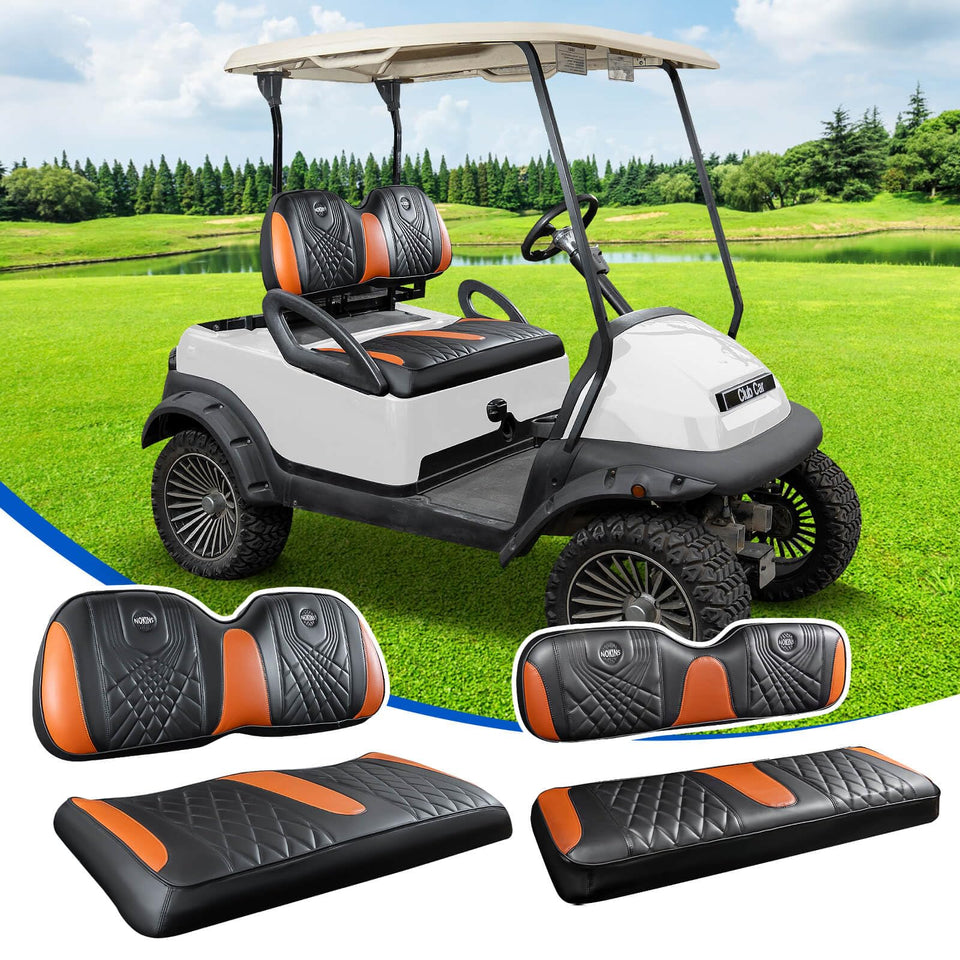 NOKINS golf cart front seat covers gradient diamond pattern adds style and protection
