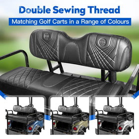 Easy installation of NOKINS rear seat cover without nails.