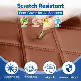 Easy installation with adjustable straps on NOKINS seat covers