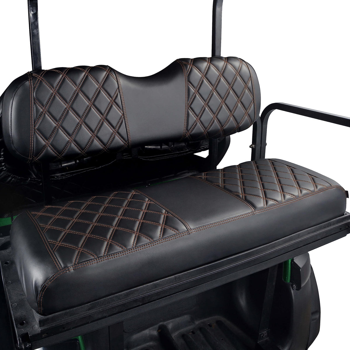 NOKINS golf cart rear seat backrest cover protects against wear with a snug fit.