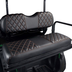NOKINS golf cart rear seat backrest cover protects against wear with a snug fit.