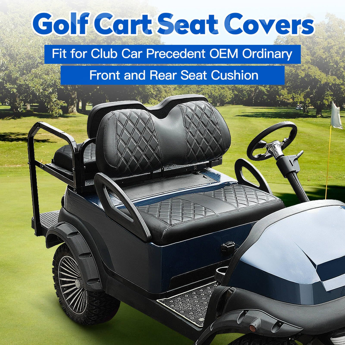 NOKINS rear seat cover for B-shaped cushions, easy to replace old upholstery.