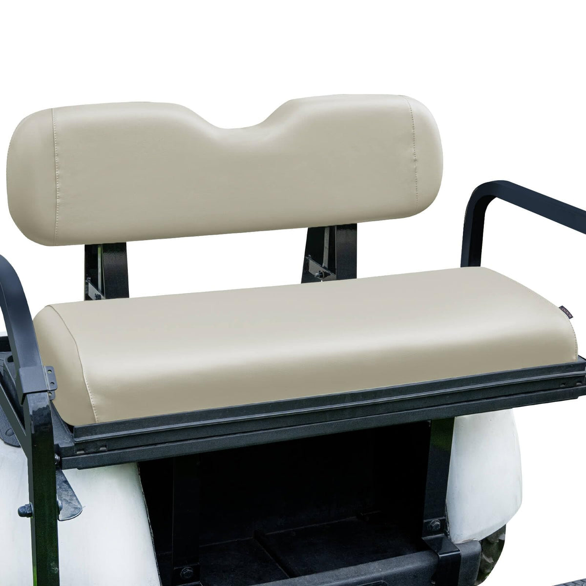 NOKINS rear seat cover in oyster grey front view showing waterproof protection