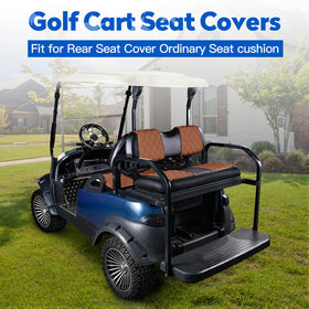 NOKINS rear seat cushion in dark brown and black for durable comfort