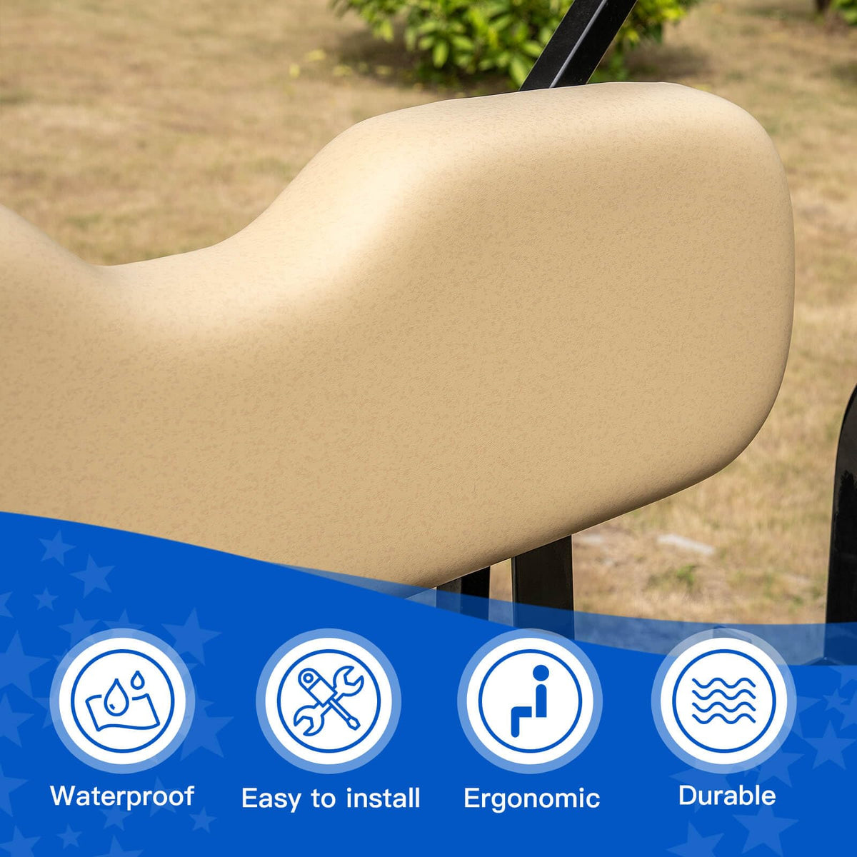 NOKINS easy-install cushion design for fast cart upgrades