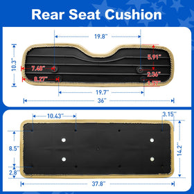 NOKINS pre-drilled cushion kit makes installation quick and clean