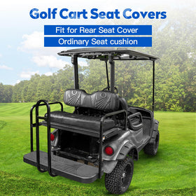 NOKINS rear seat cushion with soft inner sponge for comfort.