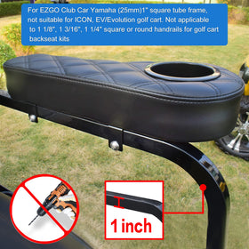 NOKINS rear-seat-kit mounting brackets secure a durable installation on 1-inch tubes.