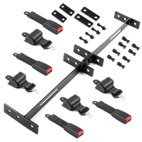 NOKINS retractable seat belt kit for golf carts with brackets improves passenger safety.