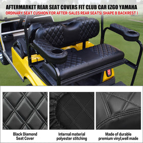 NOKINS RS Diamond seat cover with soft foam padding for comfortable seating on rides.