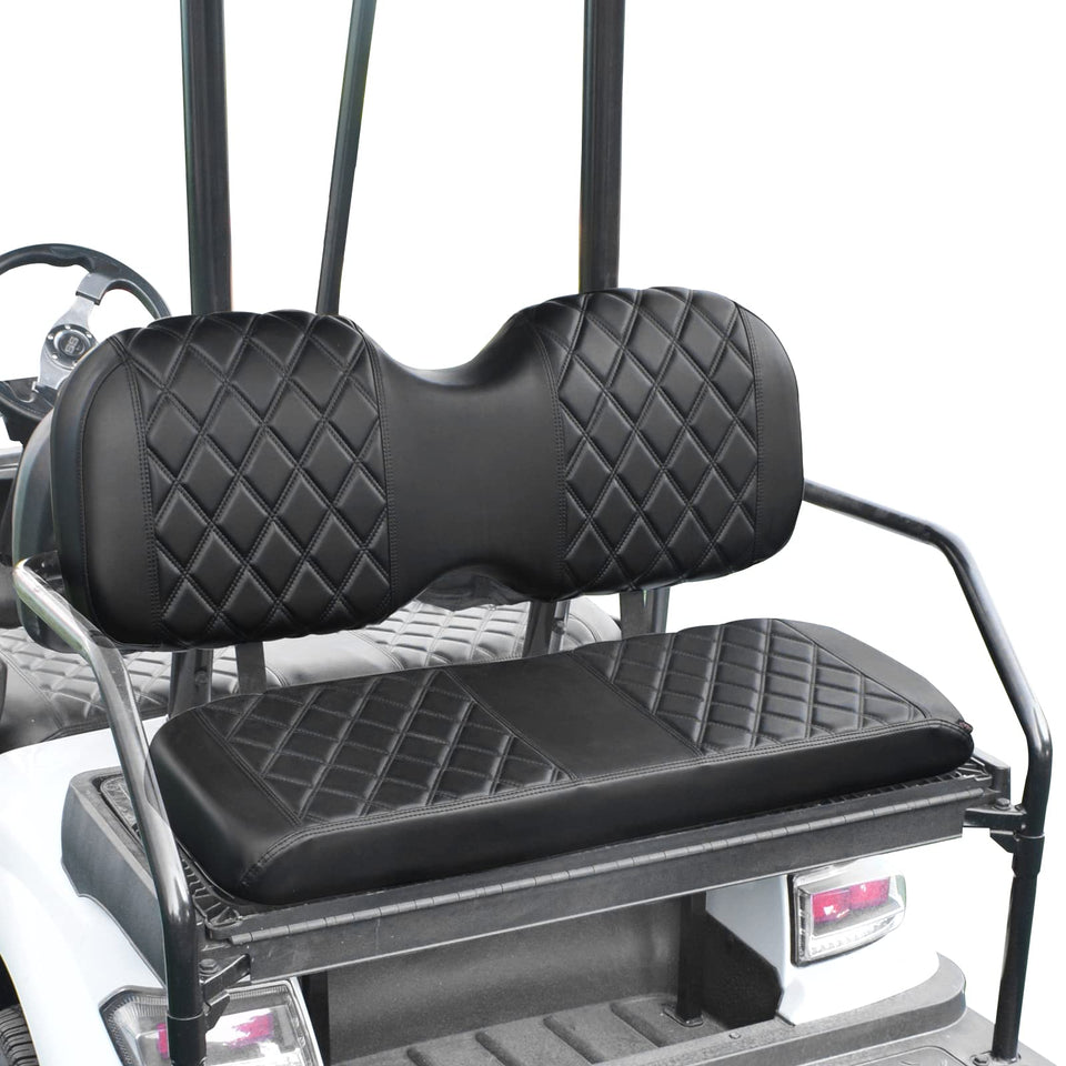 NOKINS golf cart seat cover backrest with diamond stitching for premium style.
