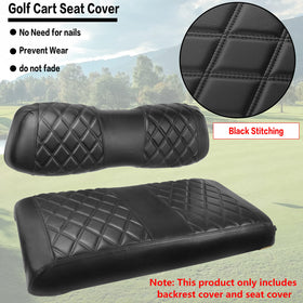 NOKINS backrest cover in diamond texture adds durable protection for Club Car DS.