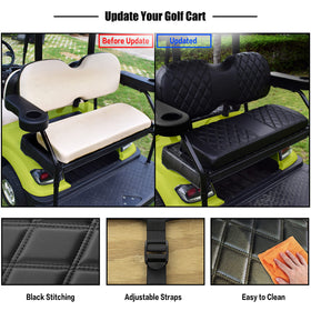 NOKINS cleaning-friendly vinyl surface keeps your cart looking new.