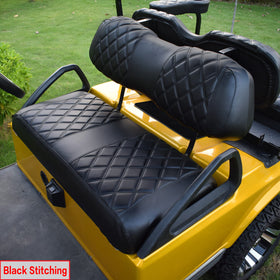 NOKINS seat cover set compatible with Club Car DS protects original cushions.