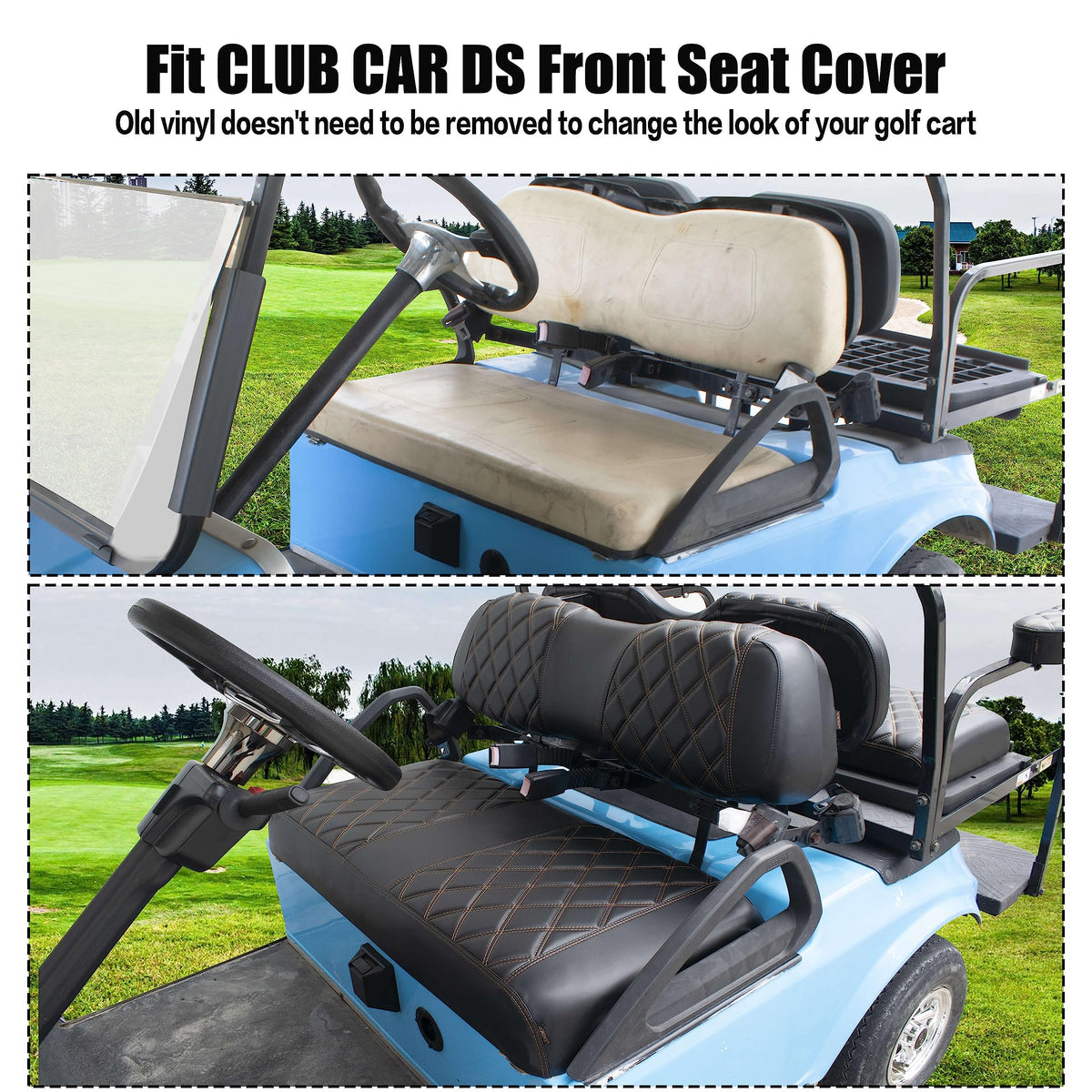 NOKINS seat cover fitting Club Car DS original seats