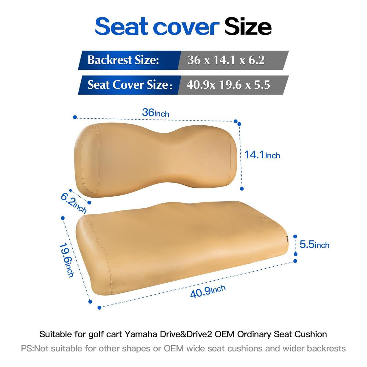 Adjustable straps and buckles on NOKINS seat cover enable quick installation