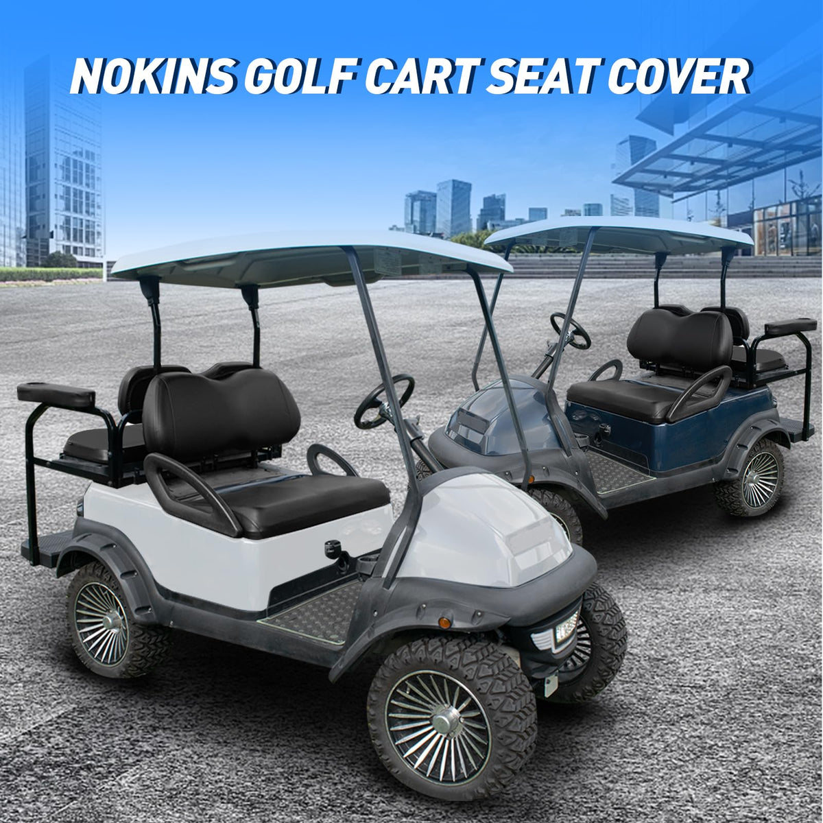 NOKINS easy-install design with adjustable straps enables quick fit.