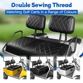 NOKINS vinyl backrest cover with breathable padding enhances sitting comfort