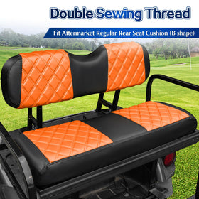 NOKINS seat cover designed to fit Club Car Precedent and similar carts for proper coverage.