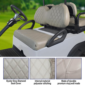 NOKINS fully molded design seat cover fits Club Car Precedent.