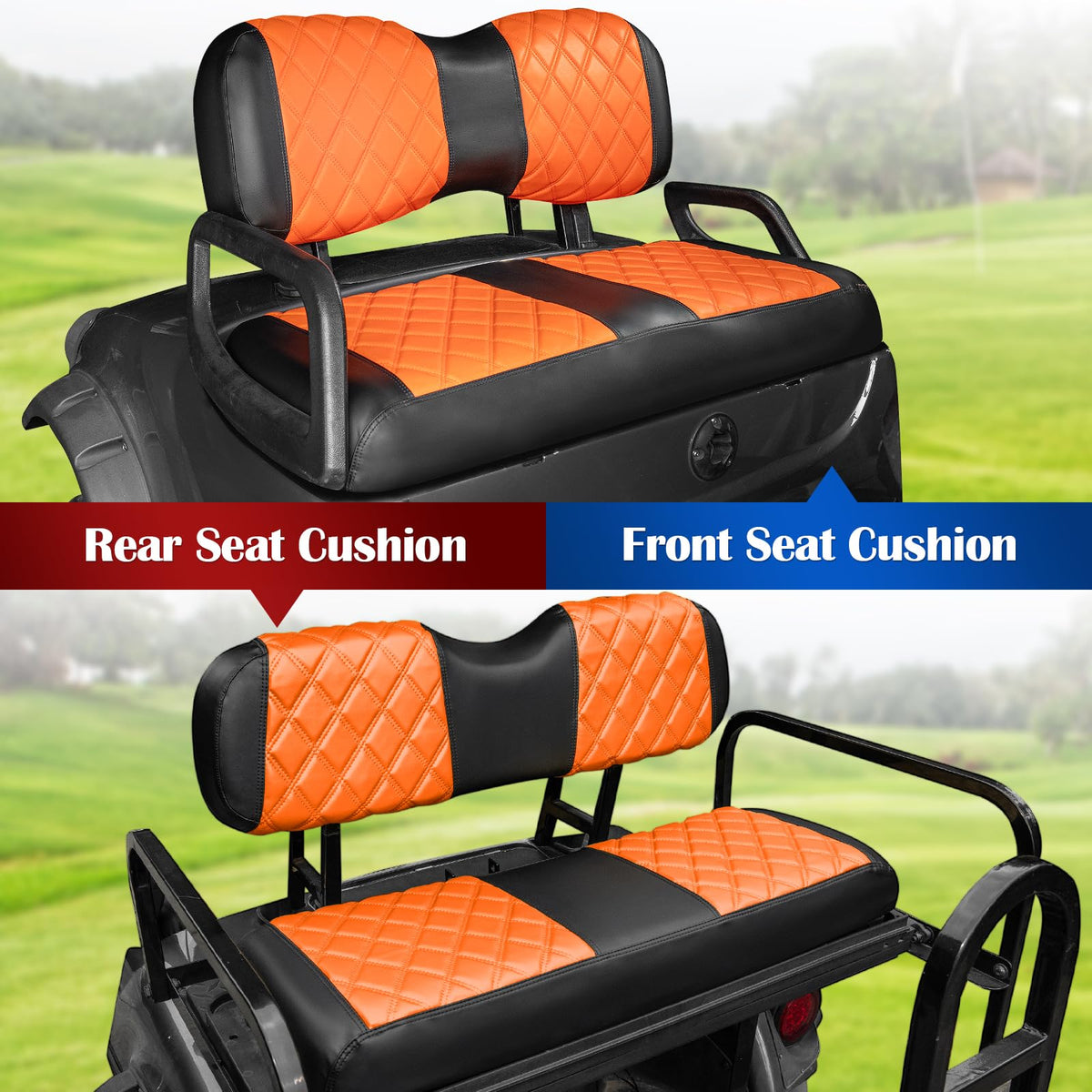 NOKINS orange and black palette brightens the interior with sporty flair.