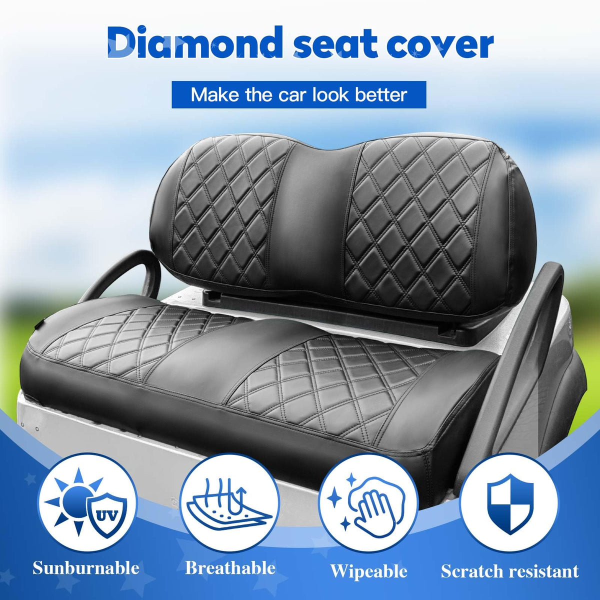 Premium vinyl resists scratches and fading for long-lasting use.