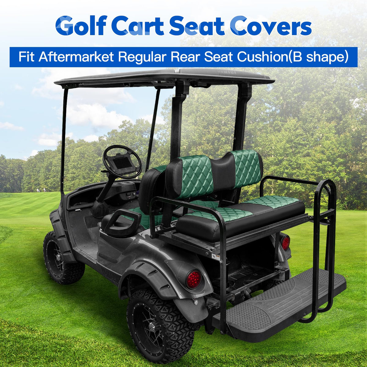 NOKINS rear seat cushion cover adds upscale style while guarding against cracking