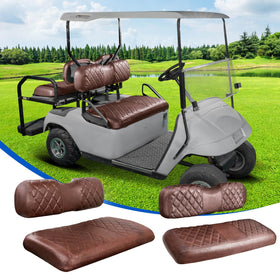 NOKINS front and rear seat covers add a refined look and are easy to clean on EzGo carts.