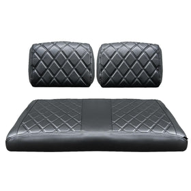 NOKINS Yamaha G22 front seat cover with black stitching provides durable protection.