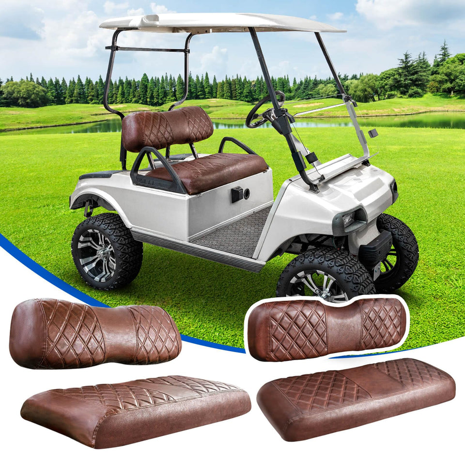NOKINS front seat cover for Club Car DS—durable vinyl, easy wipe-clean
