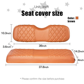 NOKINS universal-fit design for Club Car, EZGO, Yamaha rear seats