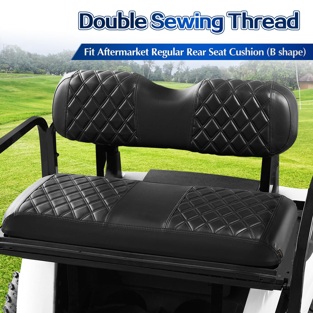 NOKINS material closeup shows durable vinyl and breathable padding for lasting comfort