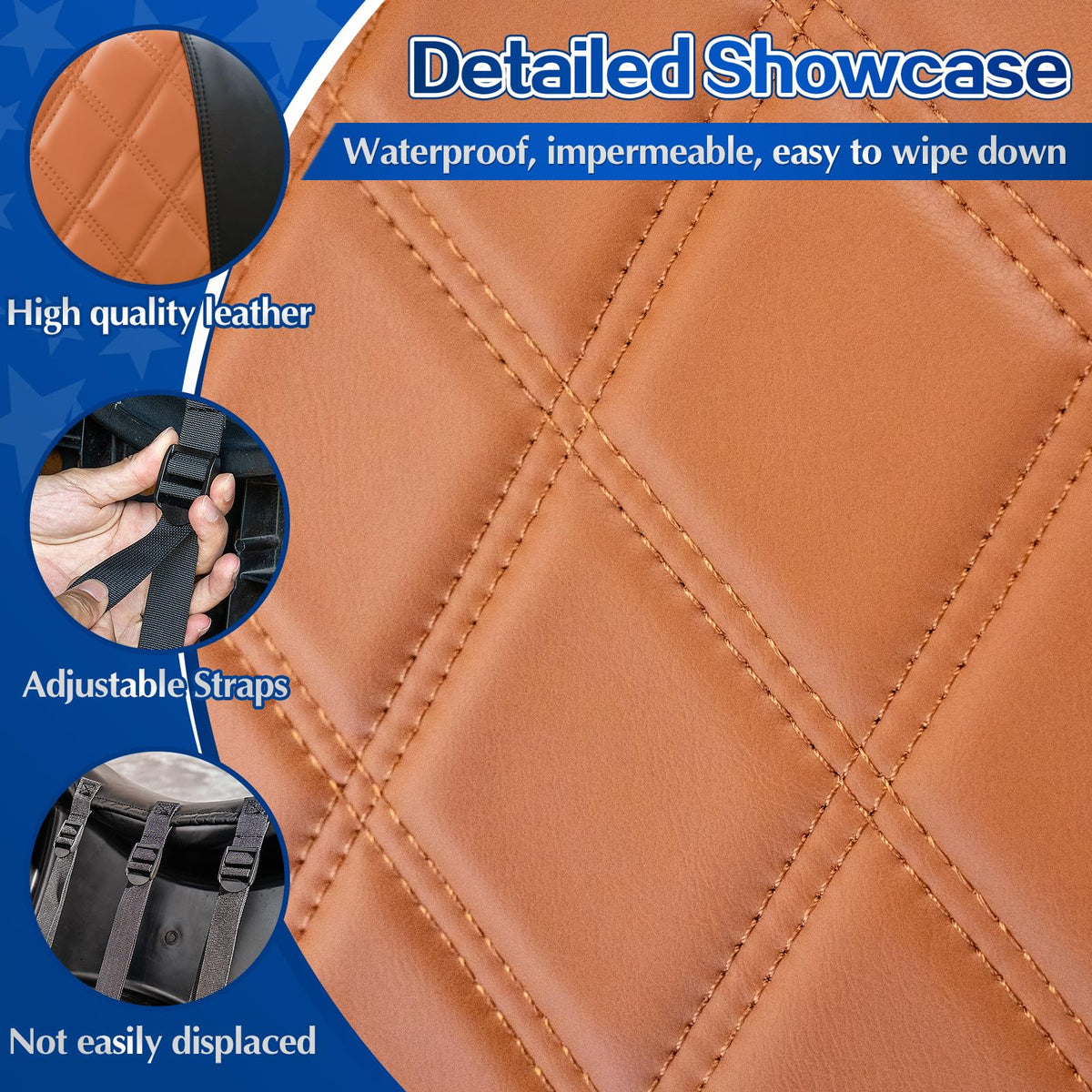 NOKINS breathable foam padding delivers comfortable seating on long rides