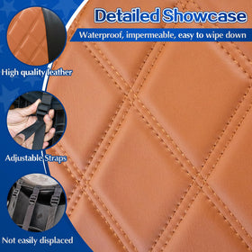 NOKINS breathable foam padding delivers comfortable seating on long rides