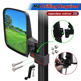 NOKINS installation kit for drill-free mounting on square tube frames