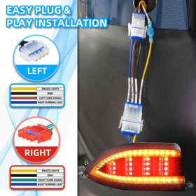 NOKINS 12V power setup powers brighter light output and longer life.